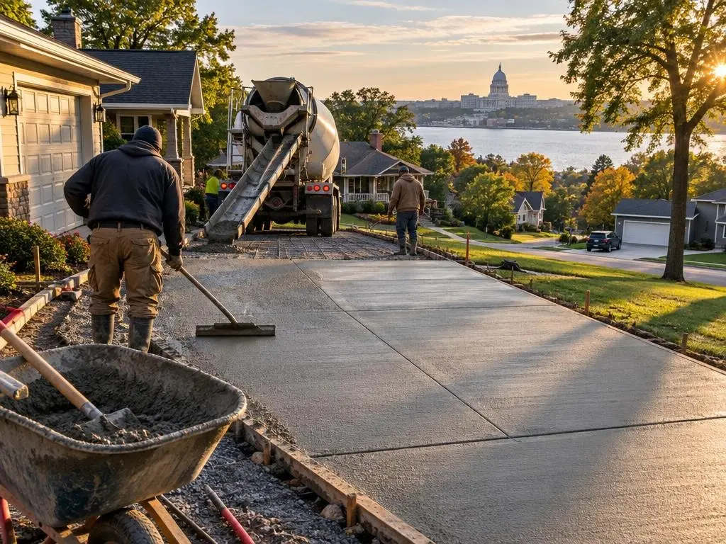 Concrete Driveways in Madison, WI